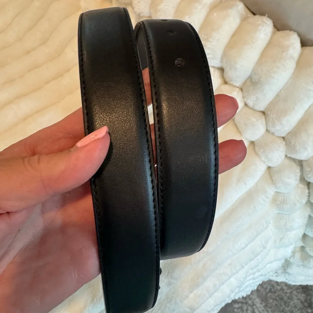 Steve Madden Men's Casual Leather Belt Black/Brown 42 Inch NEW